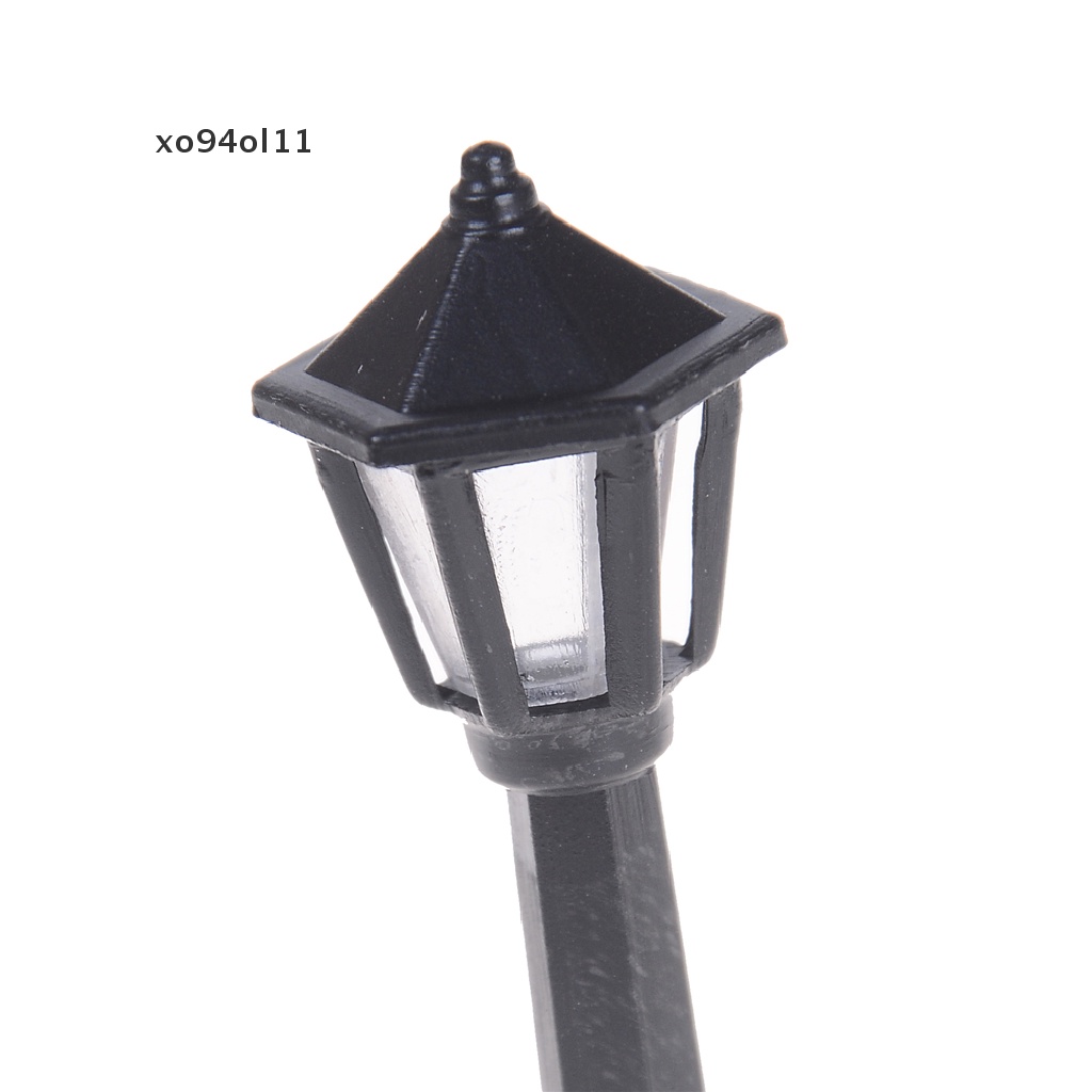 Xo 5PCS Lampu Jalan Lampu Antik Imitasi Peri Taman Rumah Miniatur Lanskap OL