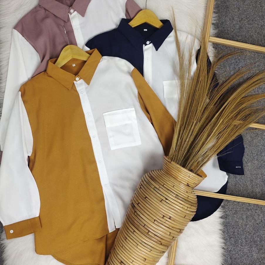 ℗ KEMEJA ATASAN JUMBO LD   150 (COD) ☪