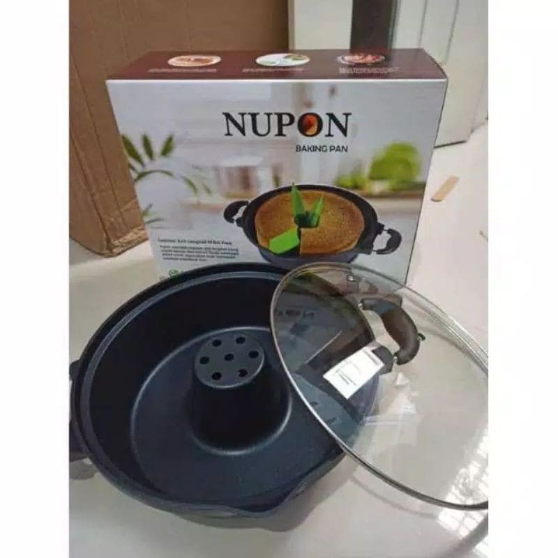 Baking Pan Teflon Cetakan Kue Bolu Snack Maker Cetakan Bolu Manis Bulat Lubang Tengah