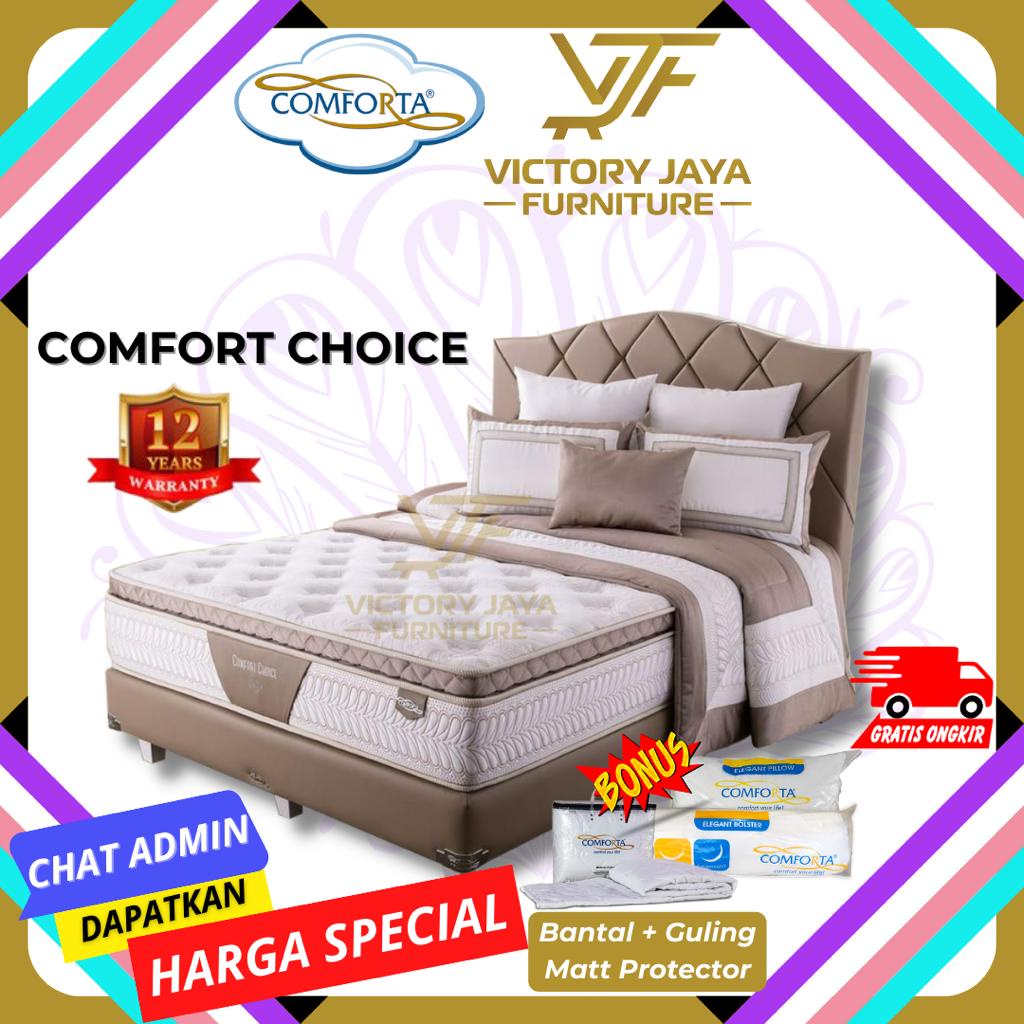Kasur Spring Bed Comforta New Comfort Choice (Full Set)
