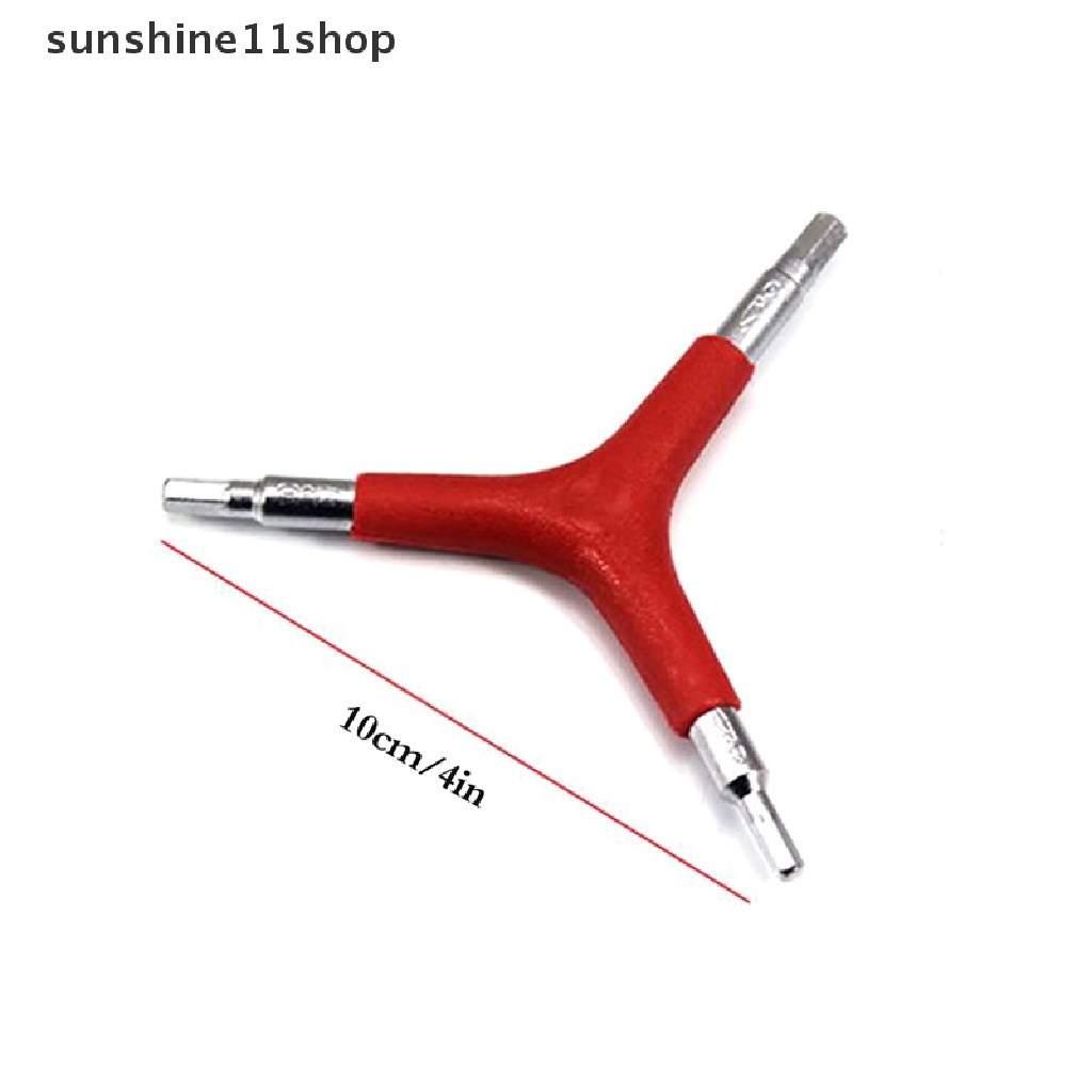 Sho Y-Type Bicycle 4-5-6 8-9-10mm Segitiga Hexagon Kunci Screw Wrench Spanner Tools N