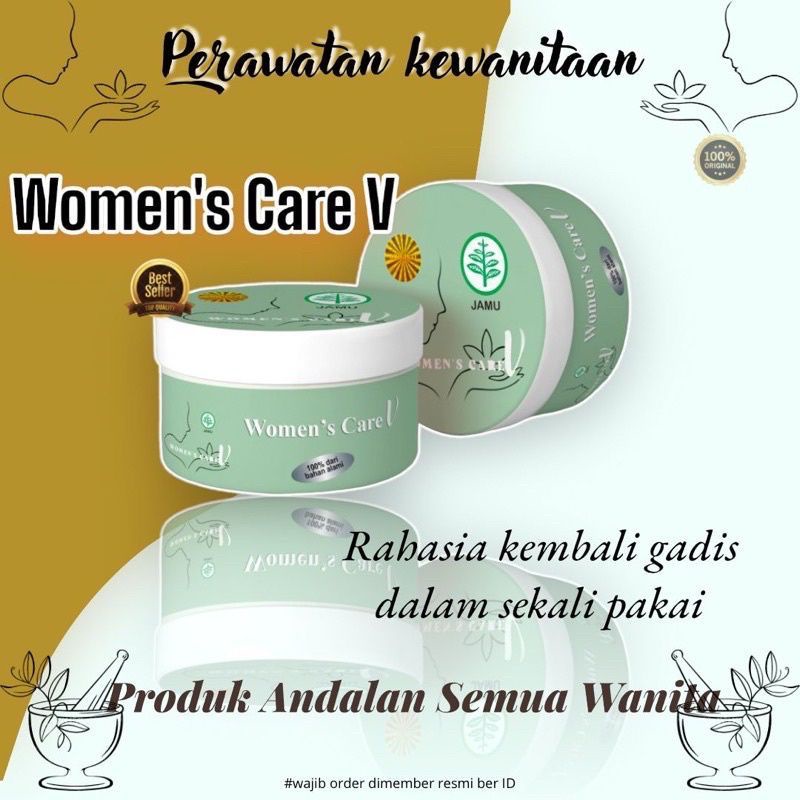 WOMEN'S CARE V ( free give ) 100% ORIGINAL BERSIH DENGAN SEKALI USAP