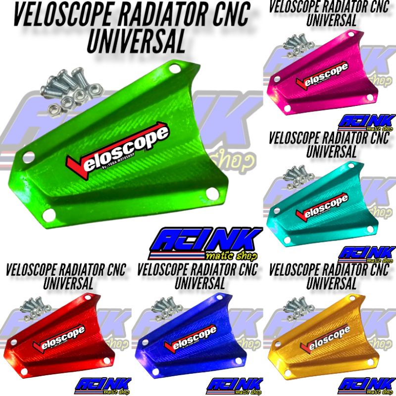 Scop airscop veloscope kecil cover radiator vario pcx adv nmax aerox lexi almunium bonus baut