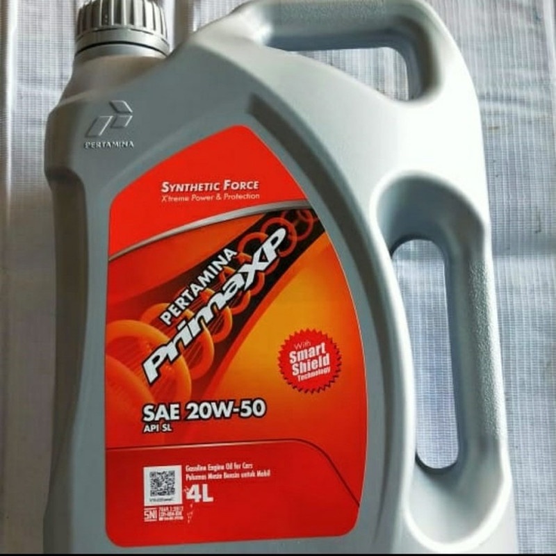 Oli Mobil Pertamina Prima Xp SAE 20w50 Kemasan Galon