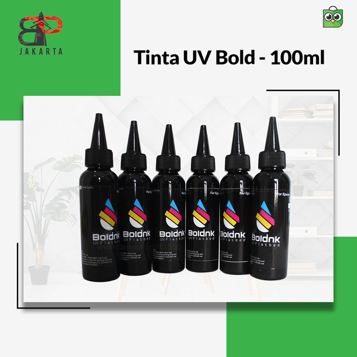 

BISA COD Tinta UV CMYKW 100mL