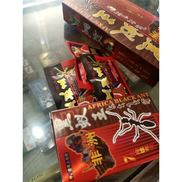 1 Sachet Kapsul Semut Hitam Afrika Penambah Stamina Pria