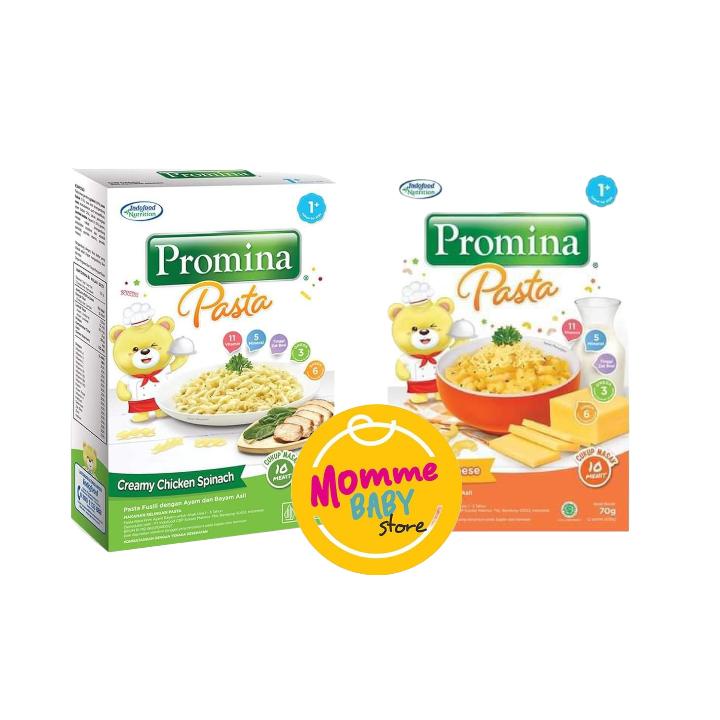 Promina Pasta Mac n Cheese 1 Tahun+ Kotak 70 Gram pasta keju bayi / Pasta 1 Tahun ladang lima / pasta keju / promina puff Penambah Nafsu Makan Penambah Berat Badan BB Booster MPASI Bayi Anti GTM non gula mpasi lemak bayi non MSG non pengawet non gula non