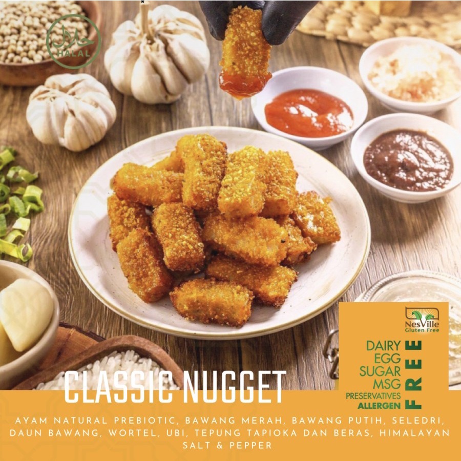 Nesville CLASSIC NUGGET Non GMO,GLUTEN FREE,HALAL