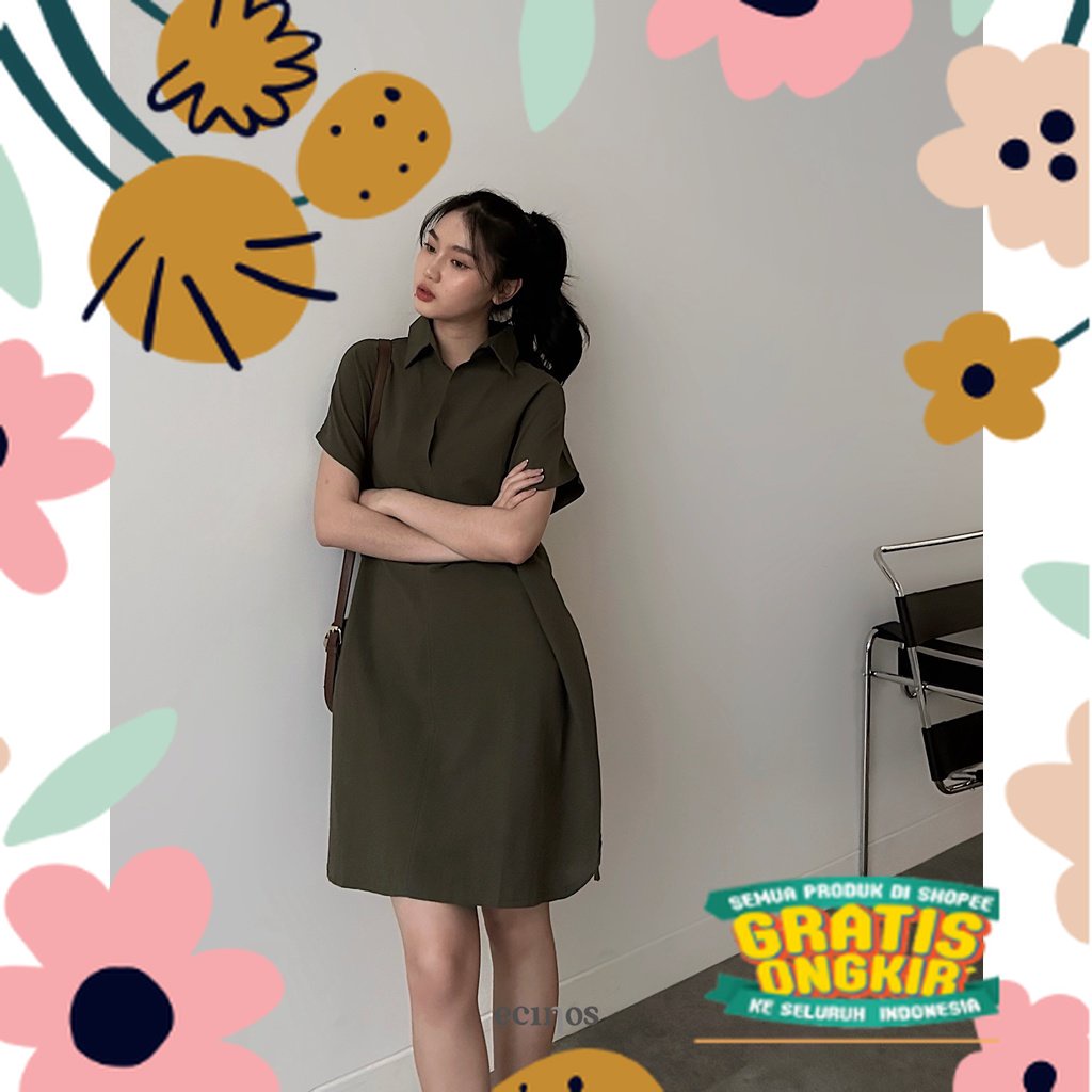 ECINOS - Happy Dress / baju pakaian murah