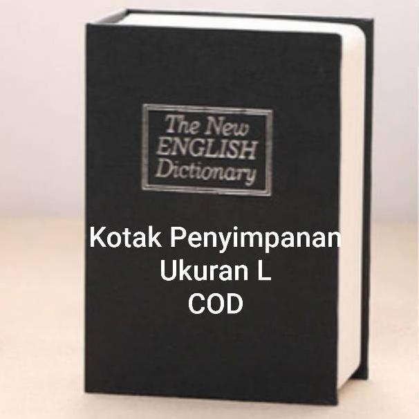 ✨12.12✨ COD Brankas Mini Model Buku Kamus / Brankas penyimpanan uang / Brankas anting / Brankas taha