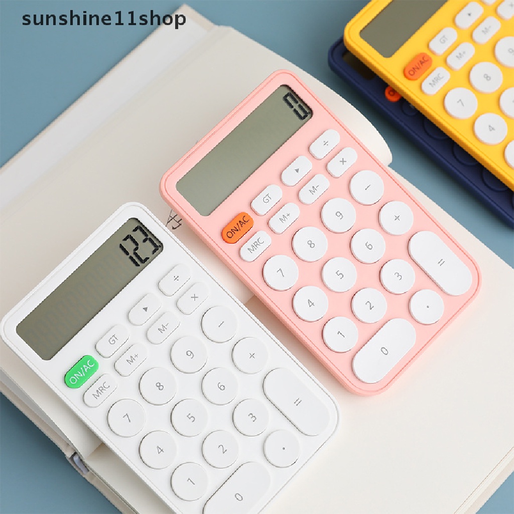 Sho Kalkulator Mini Portable Alat Hitung Siswa Kalkulator Lucu Untuk Rumah Kantor Sekolah Keuangan Accoung Tools Student Calculator N