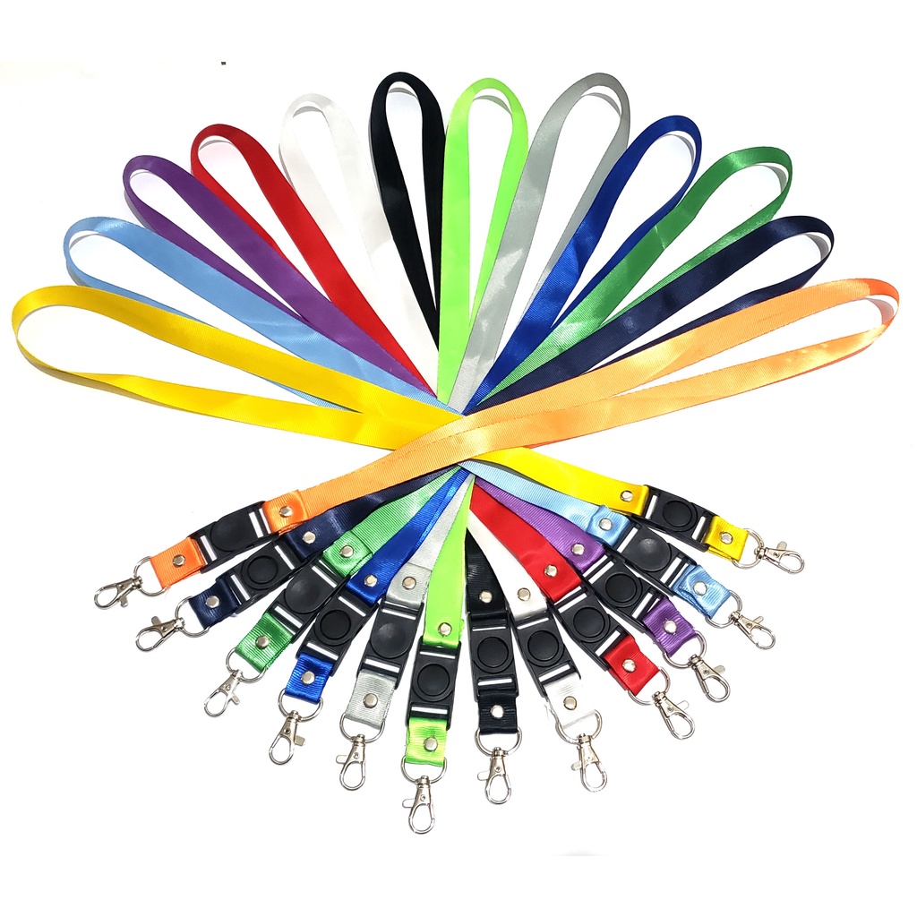 

TALI JADI STOPER 2 cm / Tali id card 2cm / Tali idcard /Tali lanyard / Gantungan nametag / bahan polister, stoper, cantelan