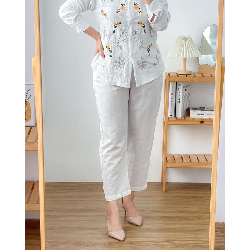 MAYA Baggy Pants - Woman Crop Pants - Buggy Pants Crop 7/8