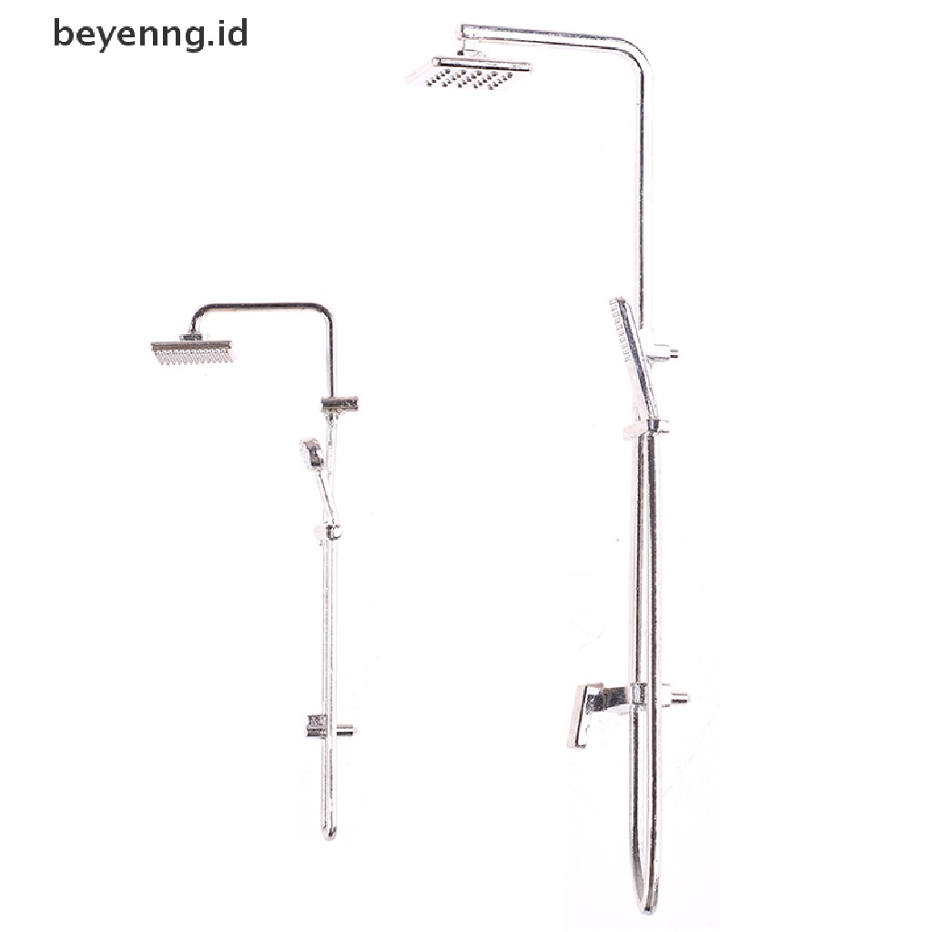 Beyen1:12 Keran Miniatur Kamar Mandi Rumah Boneka alloy Bathroom Bath Shower Faucet ID