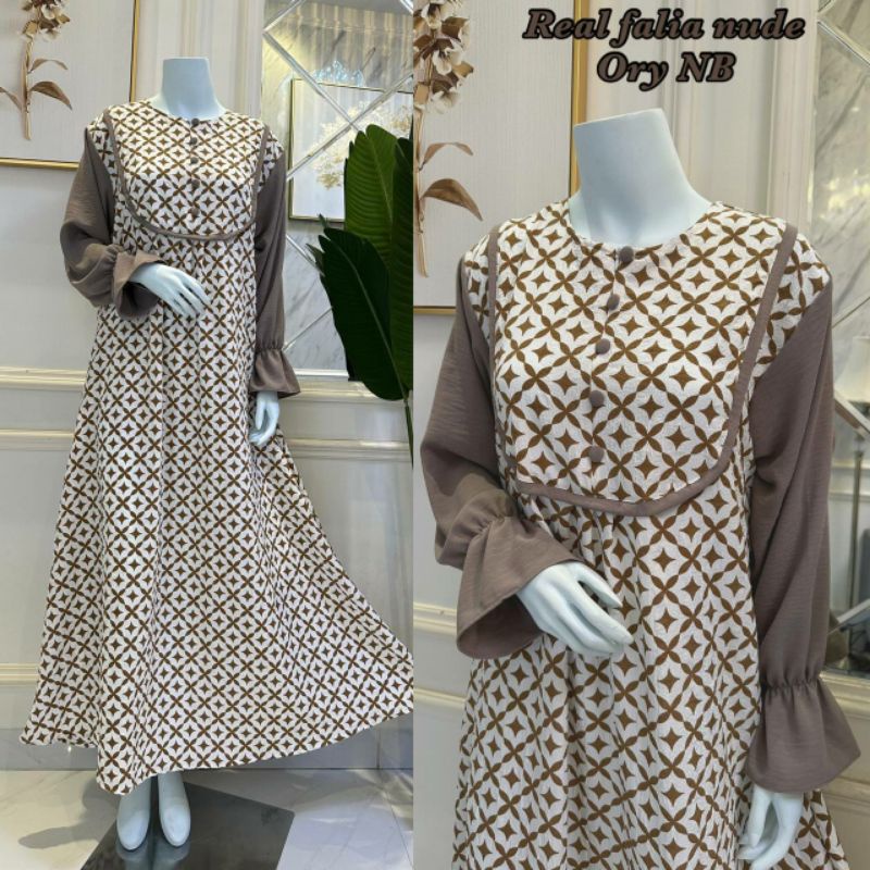 GAMIS WANITA BUSANA MUSLIM SYAR'I PREMIUM BAJU LEBARAN 2023 BUSUI