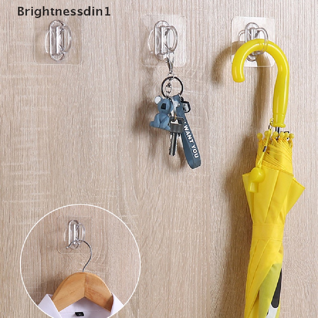 [Brightnessdin1] 6pcs al Round Hook Shelf Support Holder Kait Perekat Rak Kabinet Butik