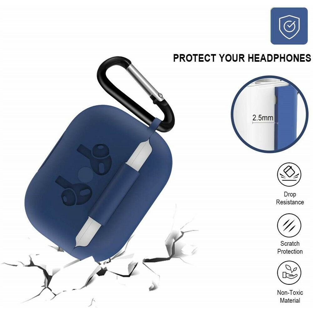 Kompatibel Untuk Apple AirPods Pro Silikon Case, Kompatibel Untuk AirPods Pro Pelindung Case, Tiga Generasi Dari Nirkabel Bluetooth Cover/Penjualan Panas