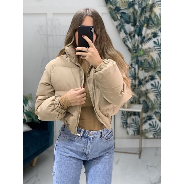 pertama offc Jaket Crop Wanita