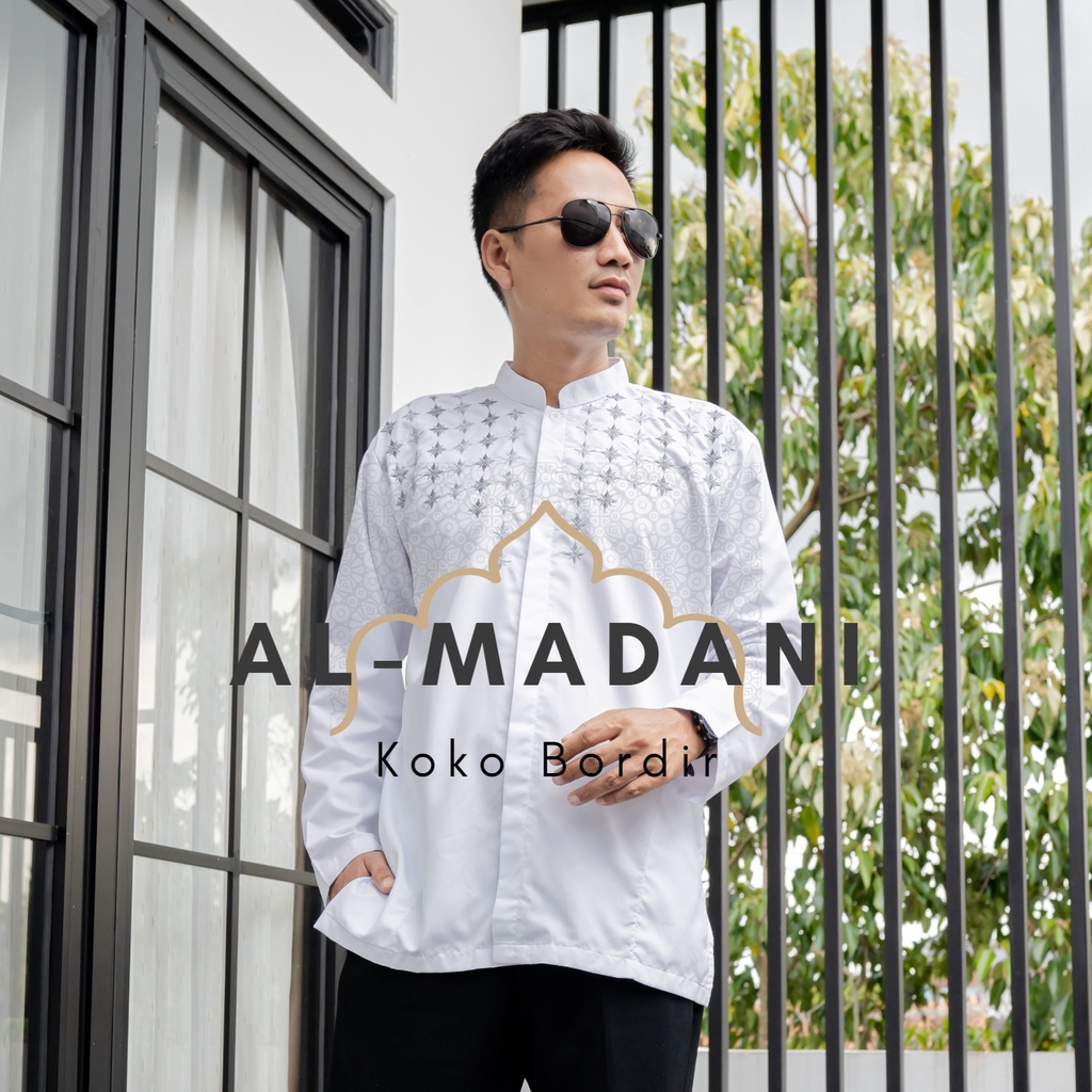 AL-Madani Koko Bordir / Baju Muslim Pria
