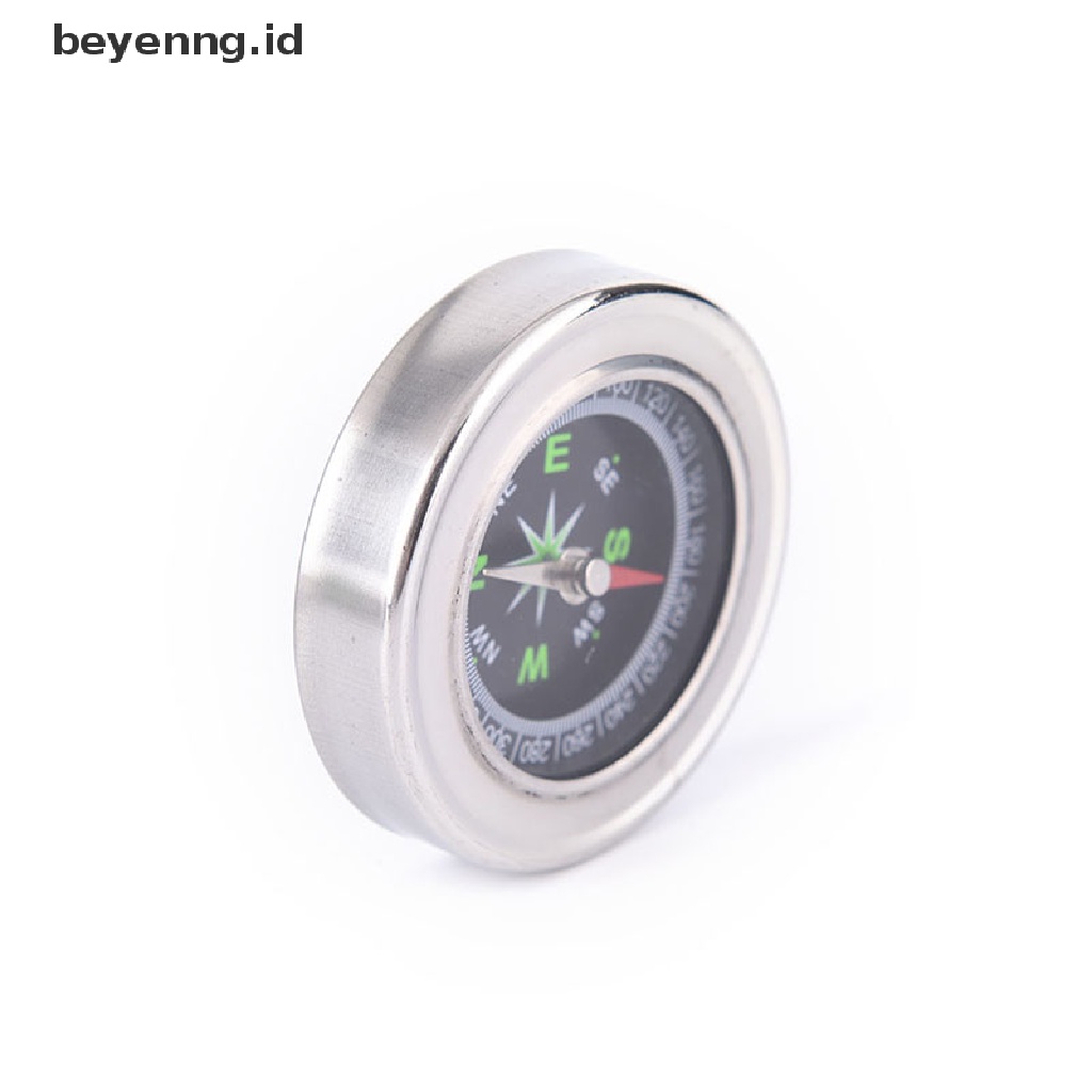 Beyen 1pc 60mm metal stainless steel portable compass student Kompas Olahraga Luar Ruangan ID