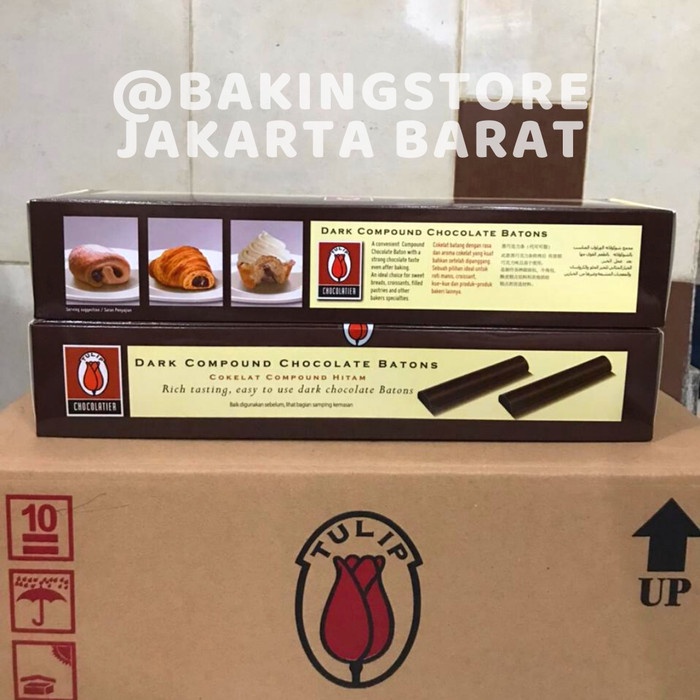 

Chocolate Stis Batons Tulip Compound Stis Stik Coklat Baton 1,5Kg