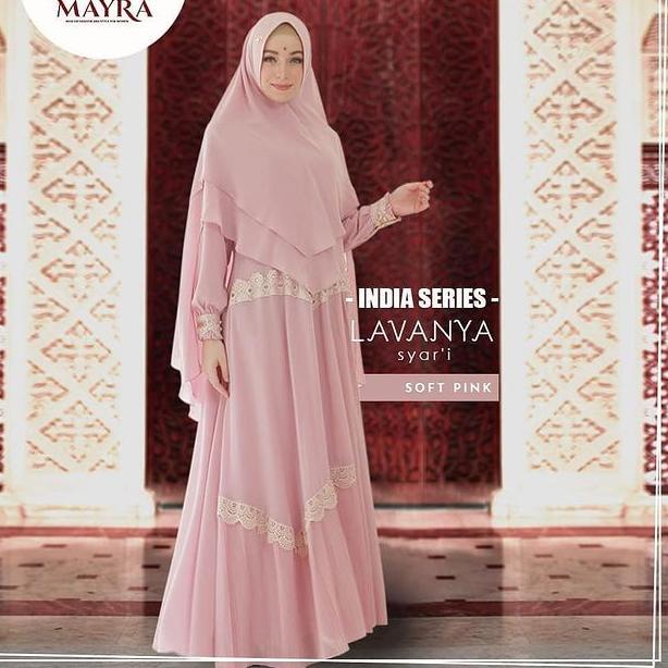 STOK TERBATAS LAVANYA SYARI CERUTY BABYDOLL / GAMIS SYARI SET KHIMAR / GAMIS SYARI SET KHIMAR TERBAR