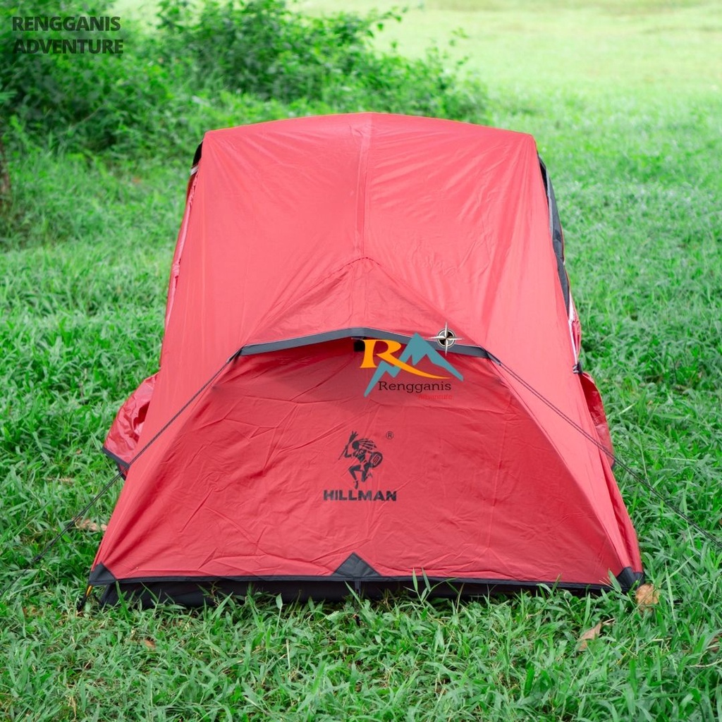 Tenda Camping HILLMAN Early Bird 2 Orang Camping 2 - 3 Orang Frame Alloy