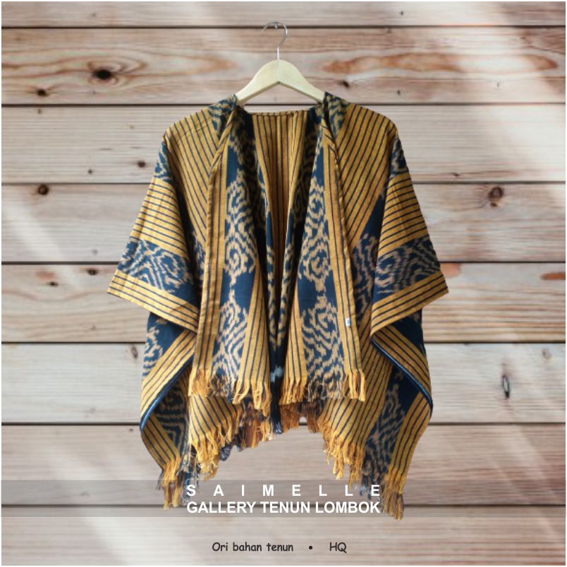 BAJU BLAZER TENUN LOMBOK by SAIMELLE gallery tenun Lombok