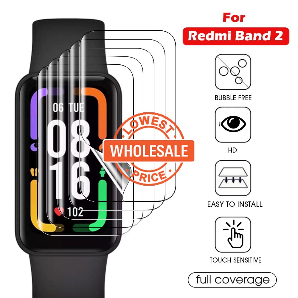 [Harga Grosir] Redmi Band2 Aqua Coagulation Film/Film Pelindung TPU Kompatibel Dengan Gelang Padi Merah/Watch Film/Aksesoris Pelindung Layar