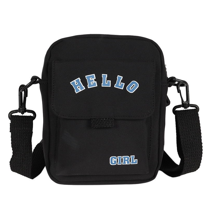 SHB HELLO - Tas Selempang Wanita Tas Mini Slingbag Kanvas