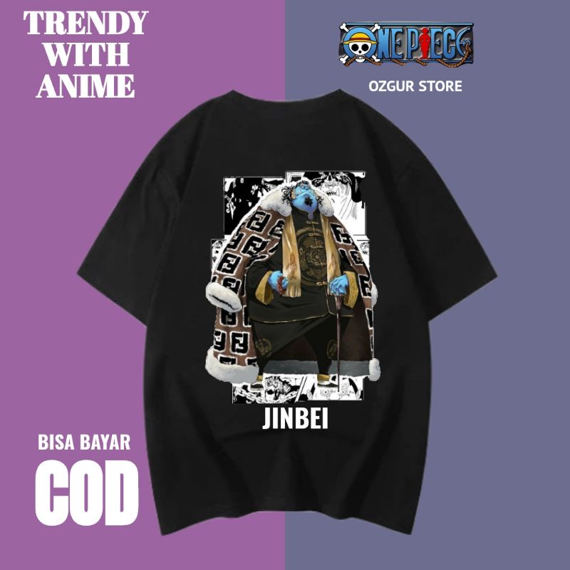 KAOS JINBEI ANIME ONE PIECE