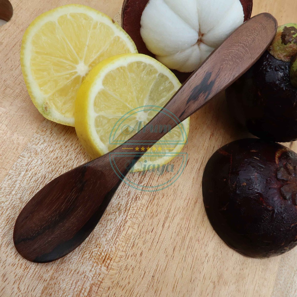 Wooden Dessert Spoon Sendok Kayu Mini Kecil Sendok Kecil Sendok Teh Sendok Gula Garam