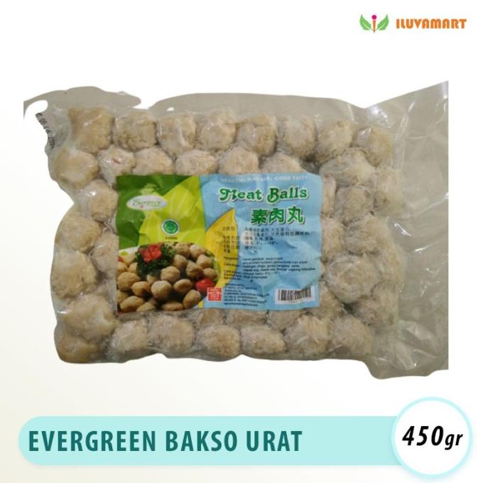 

Evergreen Meatball 450 gr / Bakso Urat Meat Ball / Baso Daging Vege TERLARIS