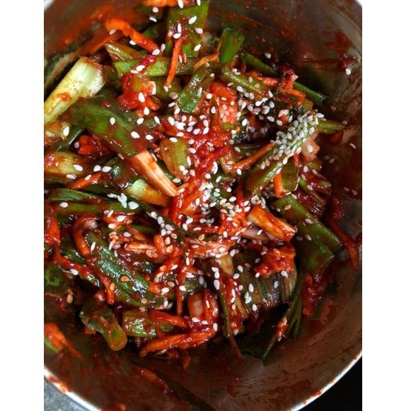 

>XG34448< KIMCHI DAUN BAWANG | KIMCHI FRESH MADE | KIMCHI HALAL | KOREAN FOOD