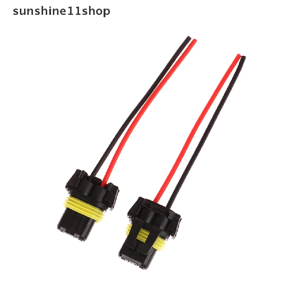 Sho 1pasang Konektor Adapter Female Soket Bohlam HB3 HB4 Untuk Lampu Kabut Depan N