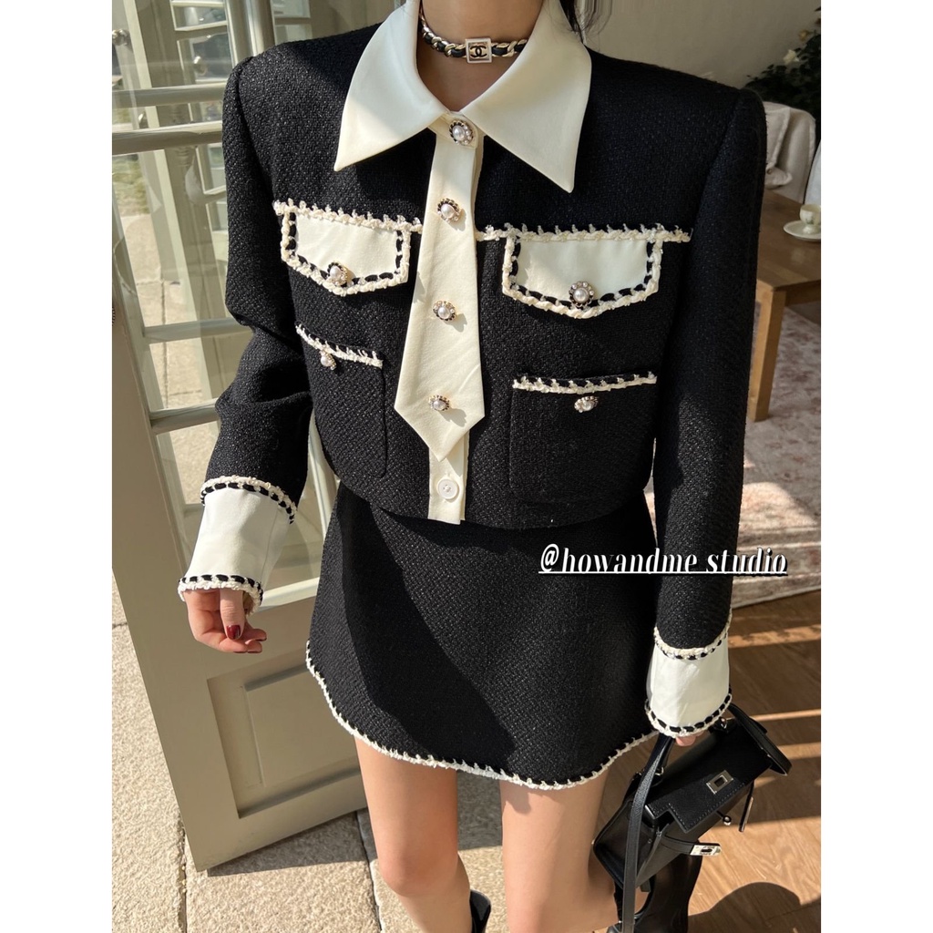 [✅BISA COD] #Sisjuly# Warna tabrakan mode baru wanita Perancis jaket angin dupa kecil jaket angin pi