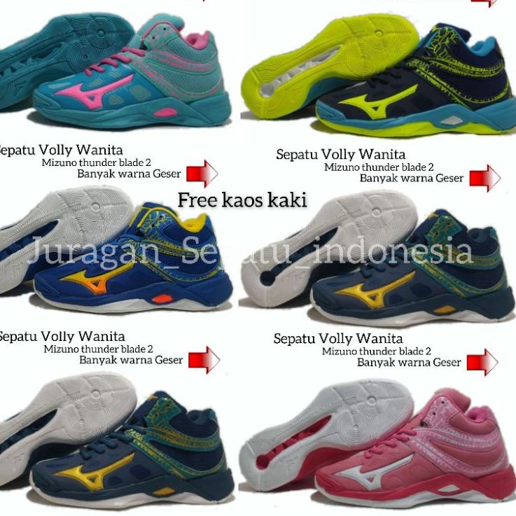 TrxCc1C6 Sepatu Volly Wanita Mizuno Thunder Blade 2 Sepatu Volly Mizuno Thunder Blade 3