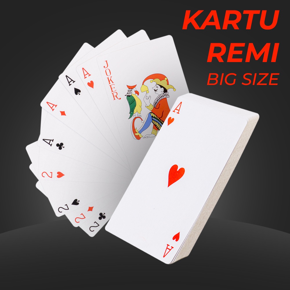 Kartu Remi Poker Playing Cards - D932 - 7RTH0AWH White