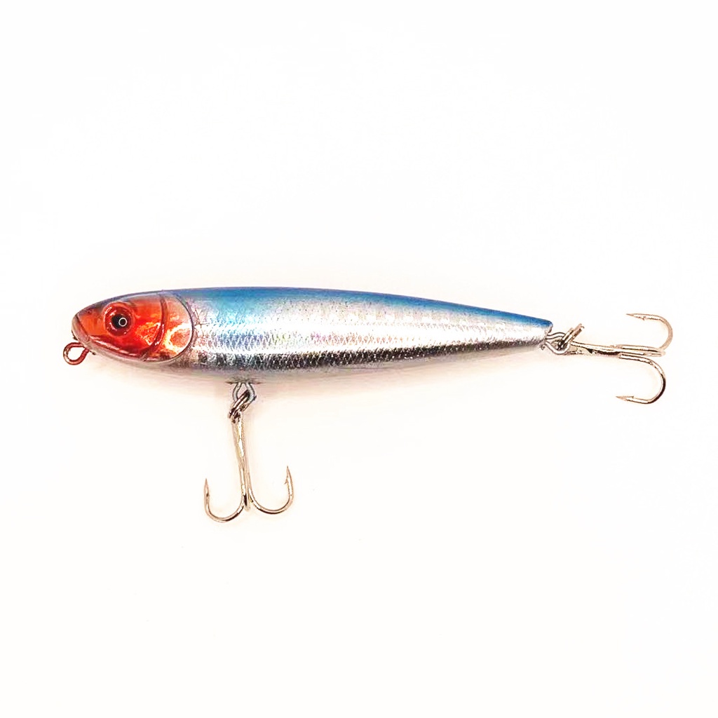 Mengambang Pensil Plastik Umpan 8cm/8g Keras Swimbait 6warna Buatan Air Tawar Popper Ikan Umpan Bass Lure Fishing Tackle