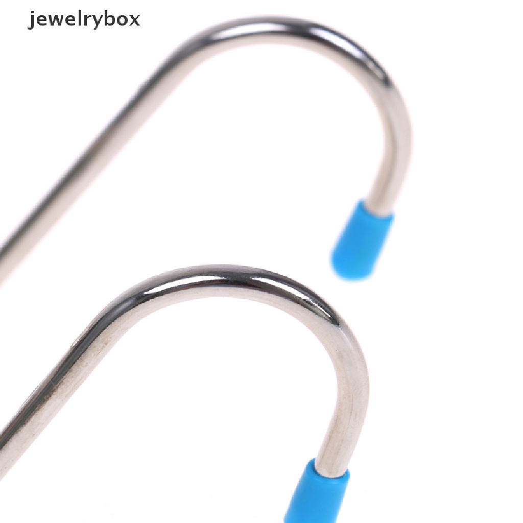 [jewelrybox] Kait Penyimpanan Bentuk S Ganda Bahan Stainless Steel Untuk Kamar Mandi Dapur Dinding Organizer Butik