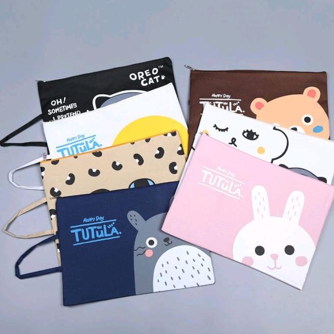 

Tas File Motif Karakter Kartun Lucu Unik Bagus Kantung ATK Serbaguna