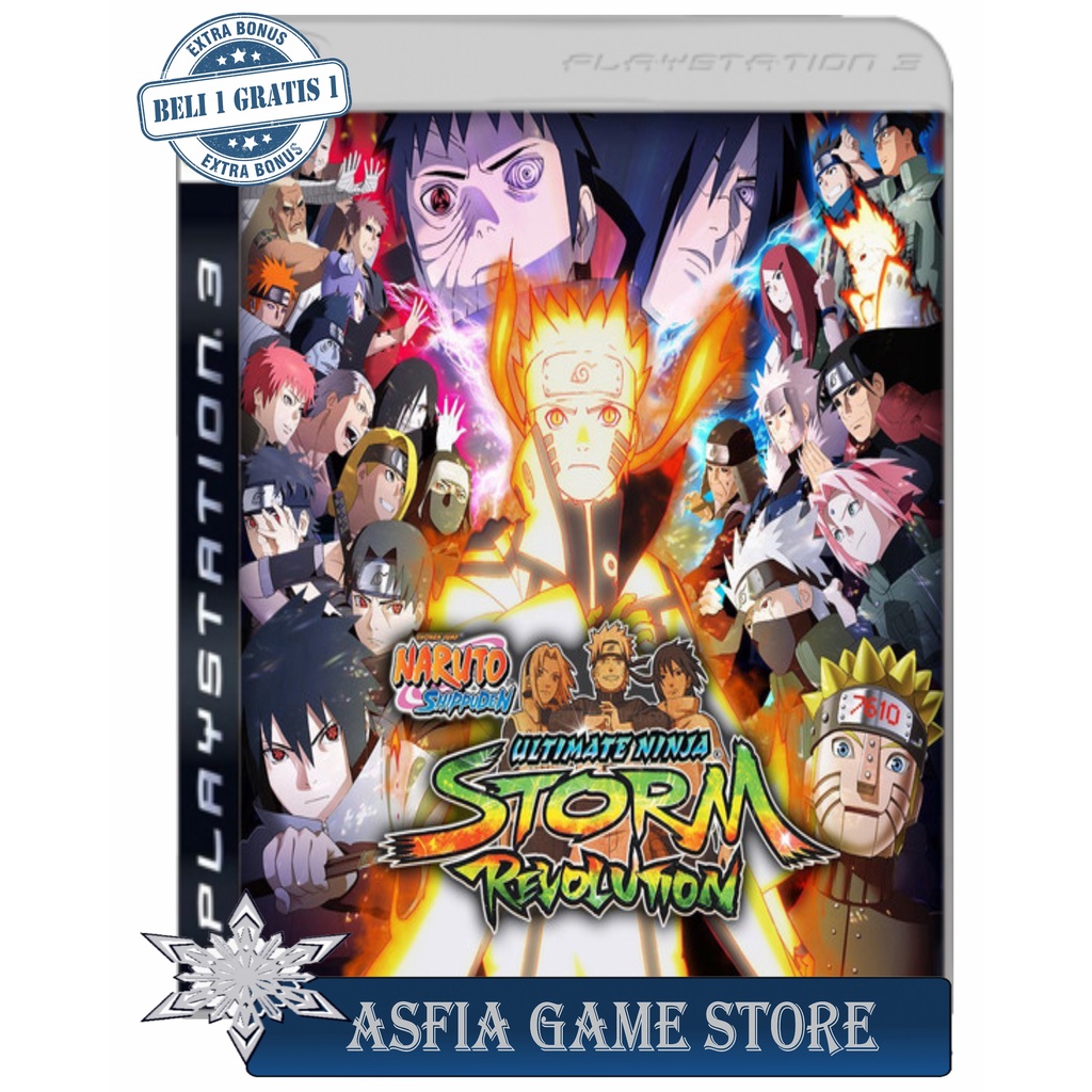 Naruto Ultimate Ninja Storm Revolution DVD Kaset Game PS3 PKG CFW HEN MULTIMAN