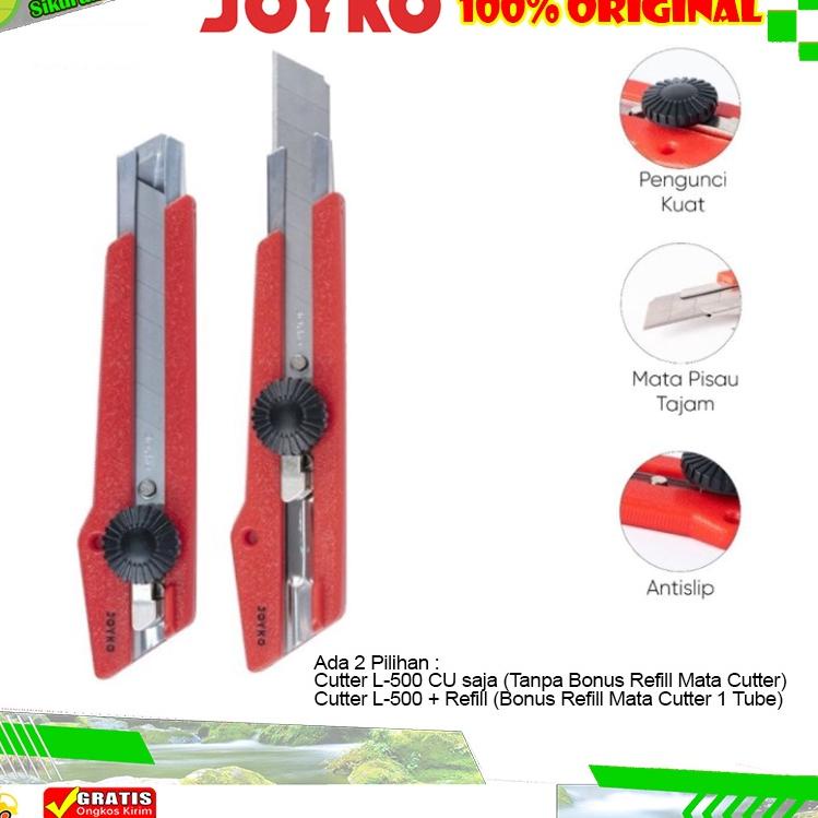 

M40 (SKR) CUTTER JOYKO L-500 CU Besar L500 L 500 CU Jumbo Menggunakan Refill L-150 L150 L 150 BEST SELLER ィ