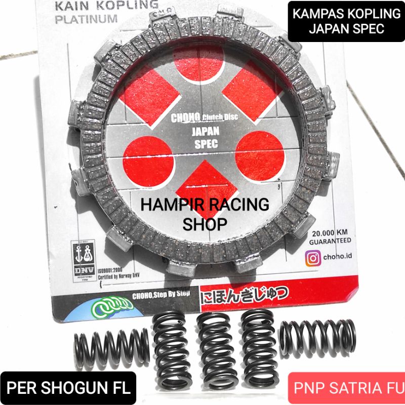 [PAKET] KAMPAS KOPLING SATRIA FU PER KOPLING SHOGUN FL PNP SATRIA FU KAMPAS KOPLING CHOHO JAPAN SPEC
