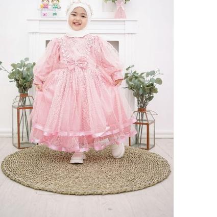 ▼ gamis anak perempuan/gaun anak perempuan/gamis anak brukat ☂