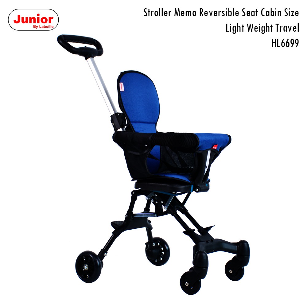 Makassar - Labeille HL6699 Stroller JuniorByChild Memo Reversible Seat Cabin Size Light Weight Travel Kereta Dorong
