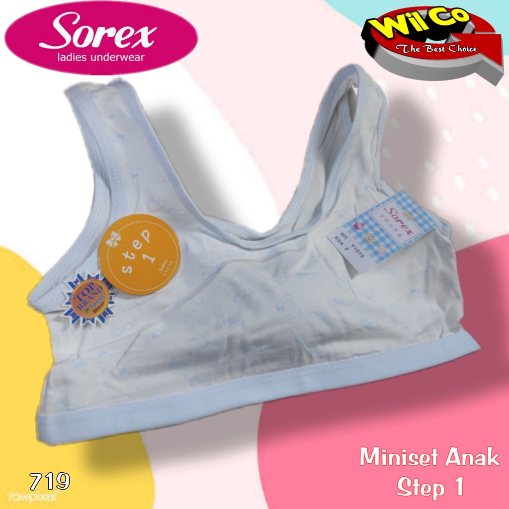 K719 - [Harga Per 1 Pcs] MINISET ANAK WANITA PAKAIAN DALAM ANAK SOREX STEP 1 FREE SIZE