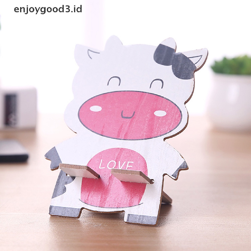 [Rready Stock] 1Pc Lucu Kartun Panda Kucing Meja Holder Universal Ponsel Pintar Phone Holder Lovely Tablet Stand (ID)