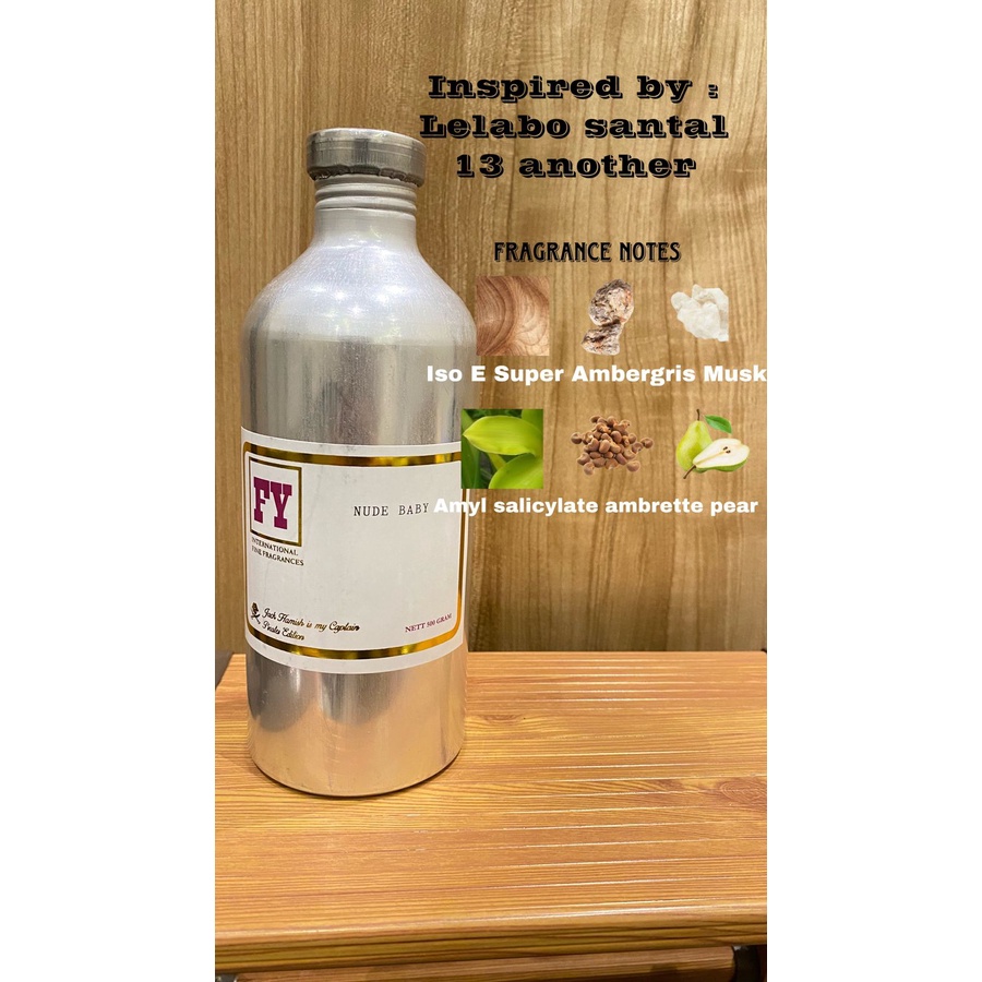 Fragrance Oil (bibit parfum) - Nude Baby - Inspired by Le Labo Another 13