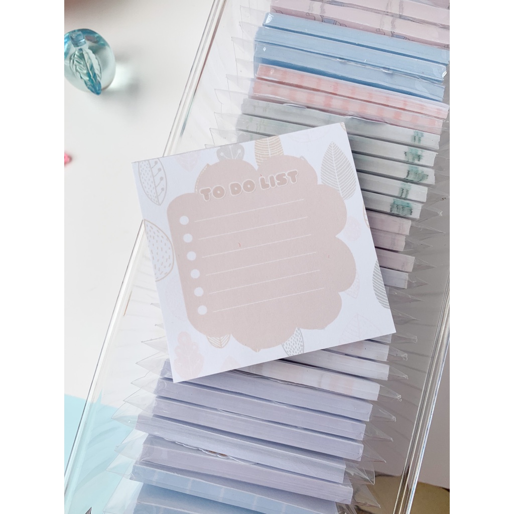 【GOGOMART】Kertas Memo Memopad Memo Notepad / Memo Catatan Bukan Sticky Notes Tempel - MM023 MM024